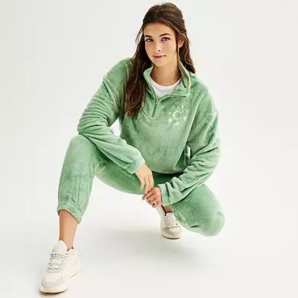 Mighty Fine Tops - Moon and Stars Cozy 2 Piece Sweatsuit/loungewear Size M